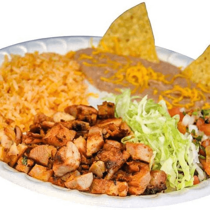 #15. Pollo Asado Plate.