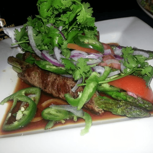 Asparagus Beef Wrap