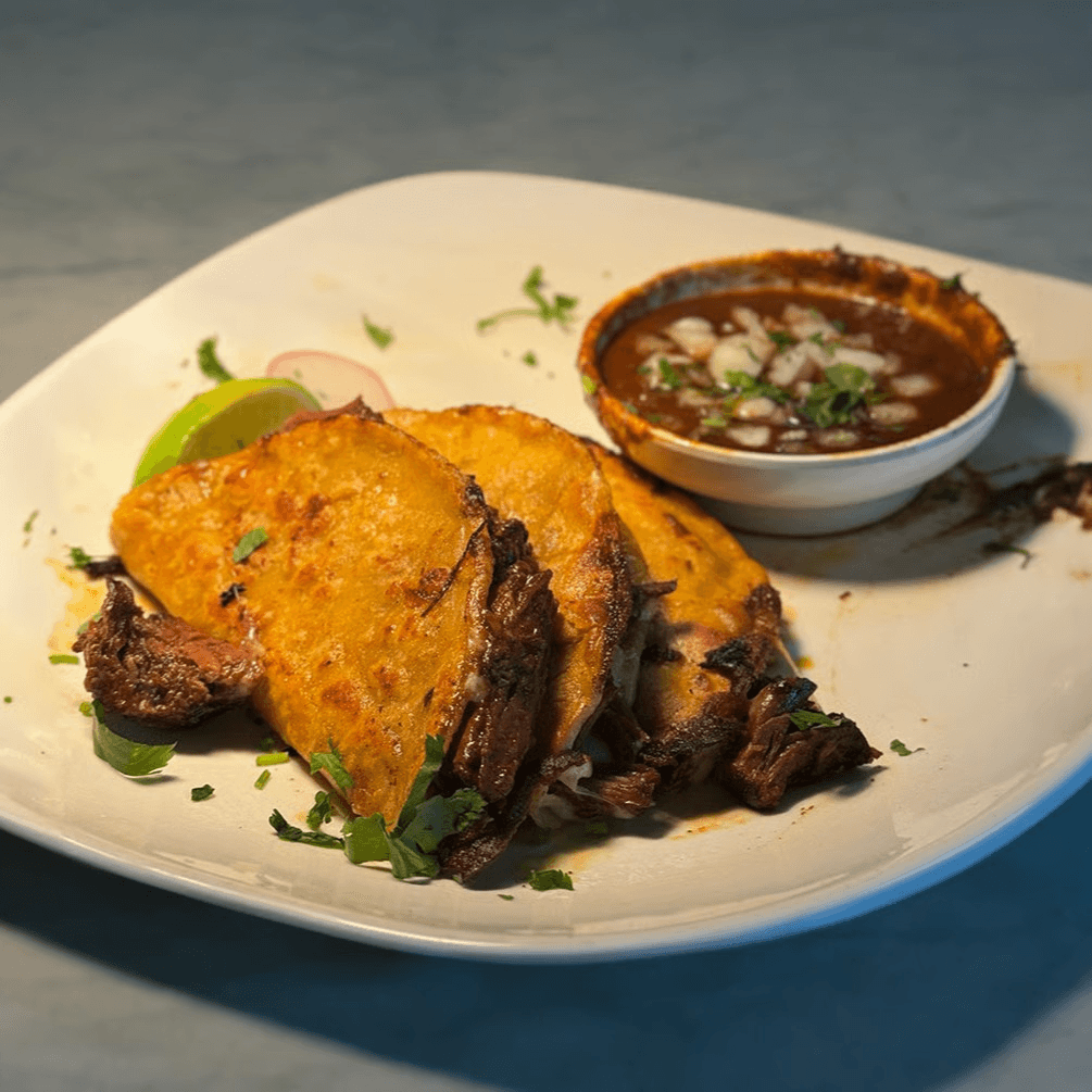 Trio Quesabirria Tacos.