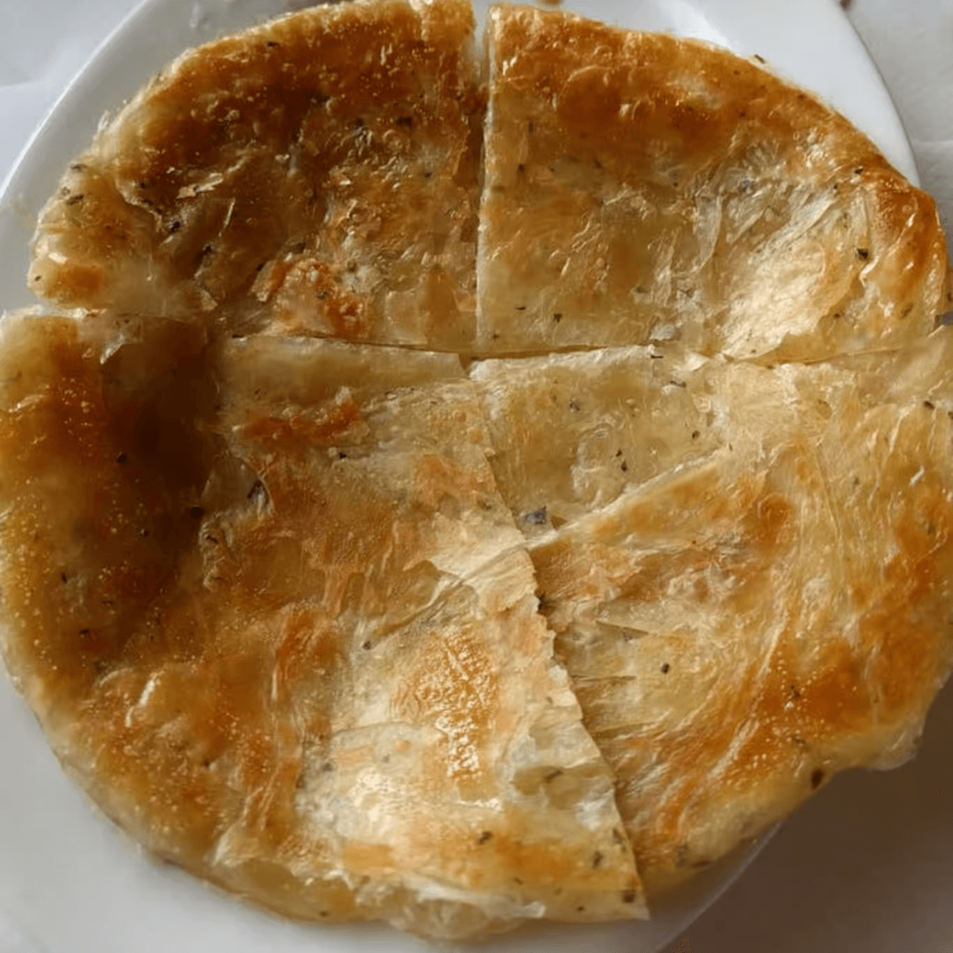 Chinese Pancake with Green Onions / 香煎蔥油餅.