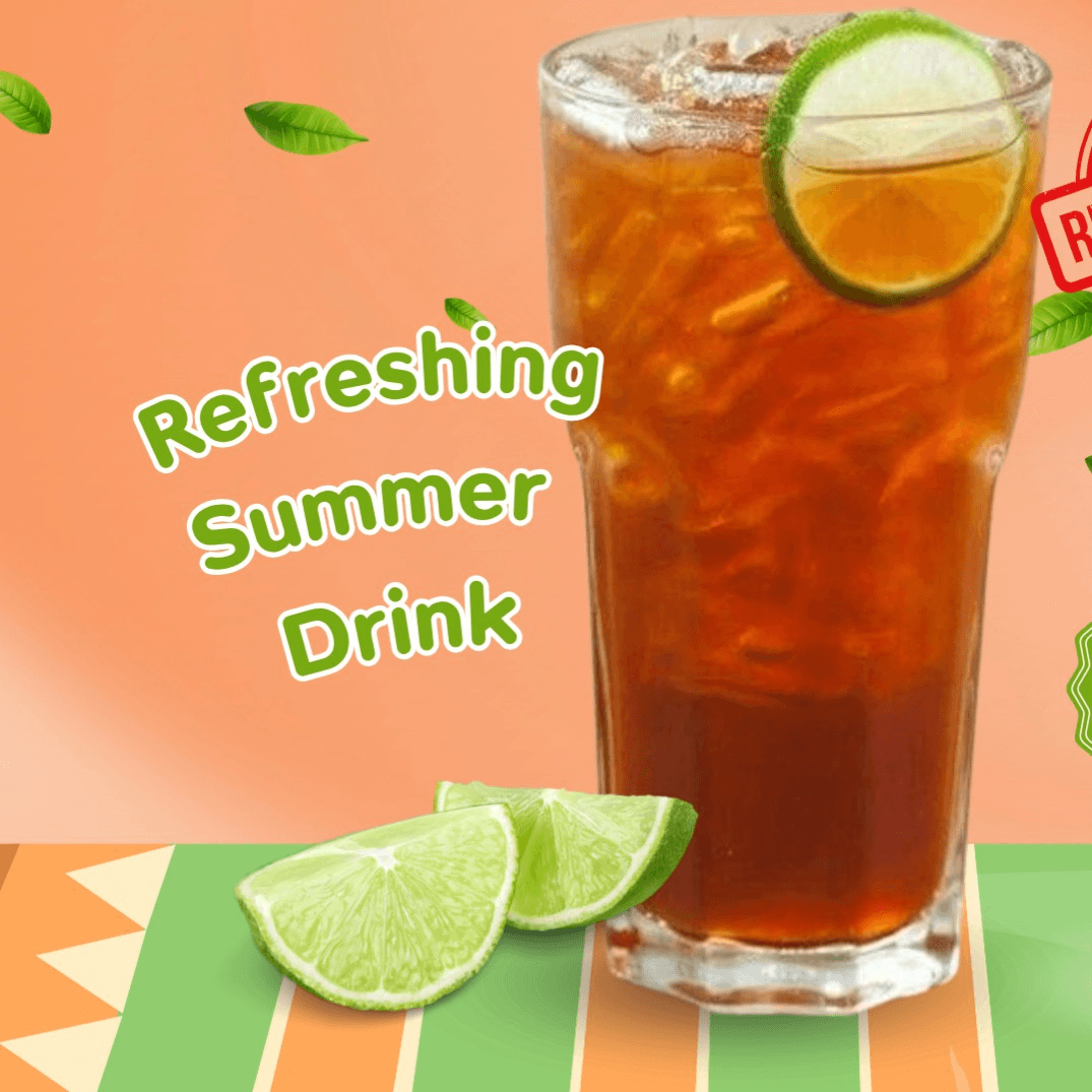 Manow Iced Tea (Lime Iced Tea).