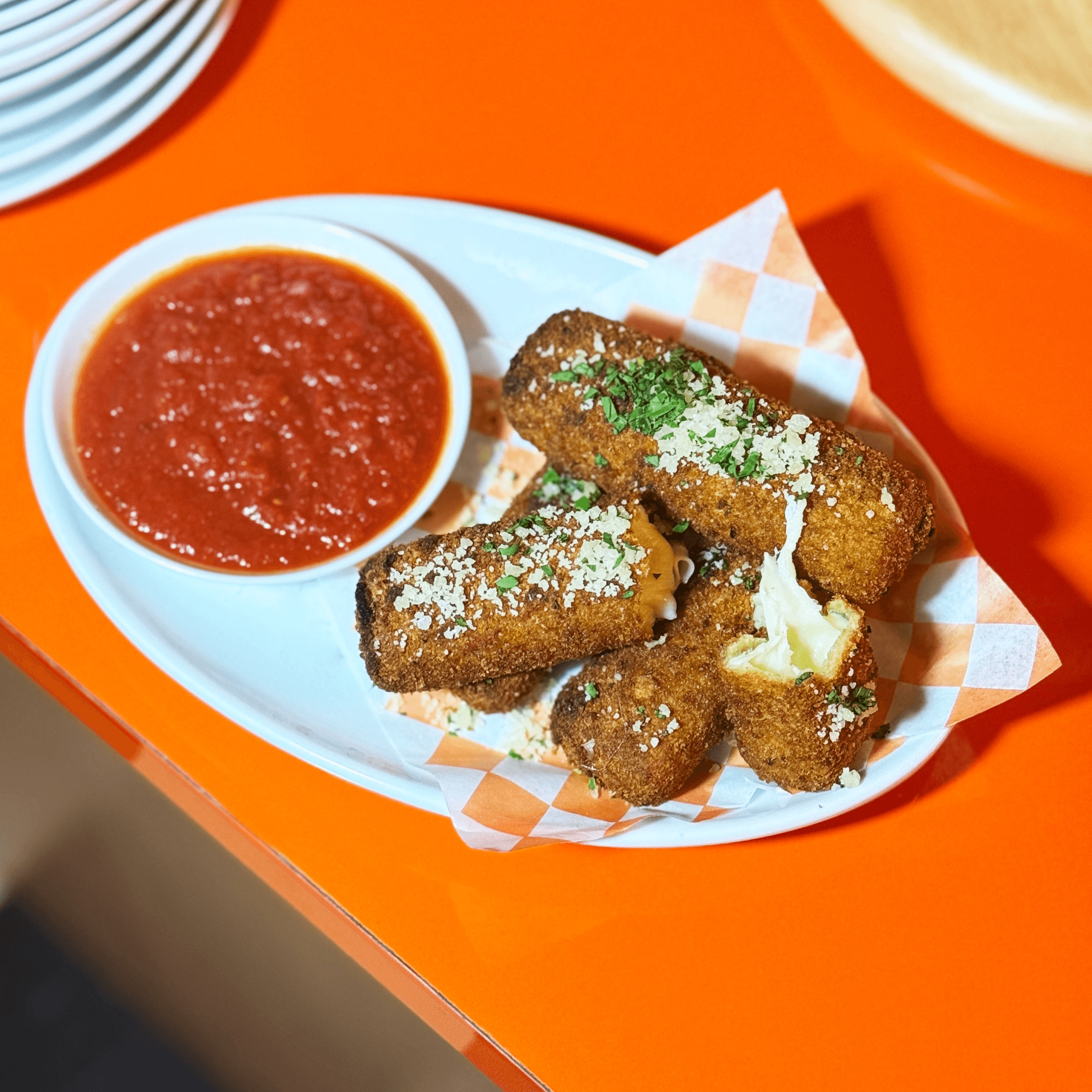 Mozzarella Sticks.