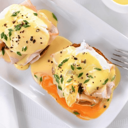 Eggs Benedict Plate.