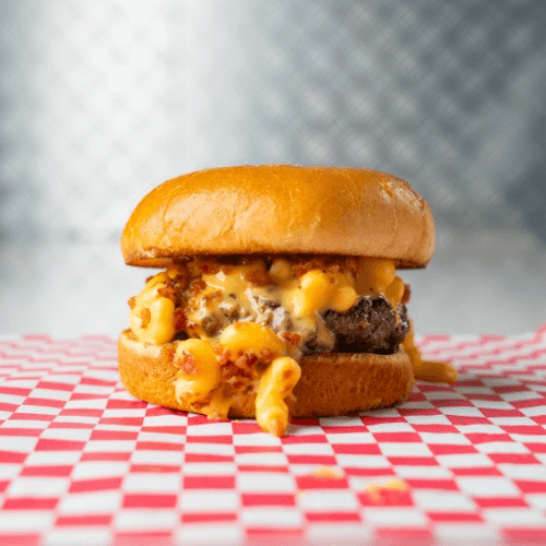 Mac N' Cheese Burger.