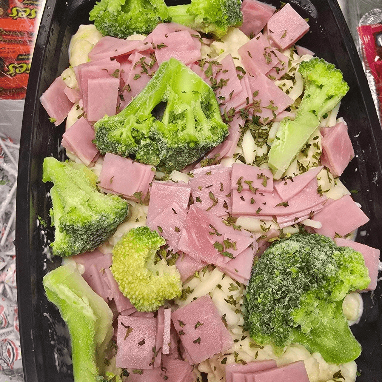 Ham & Broccoli Mac.