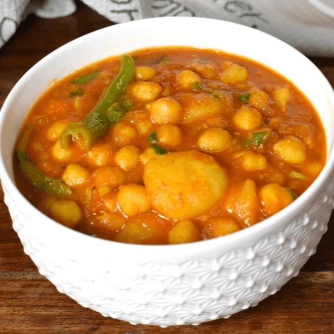 24. Chole Aloo.