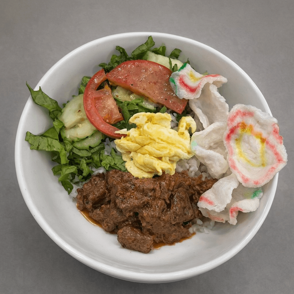 L1. Rendang & Co Rice Bowl.