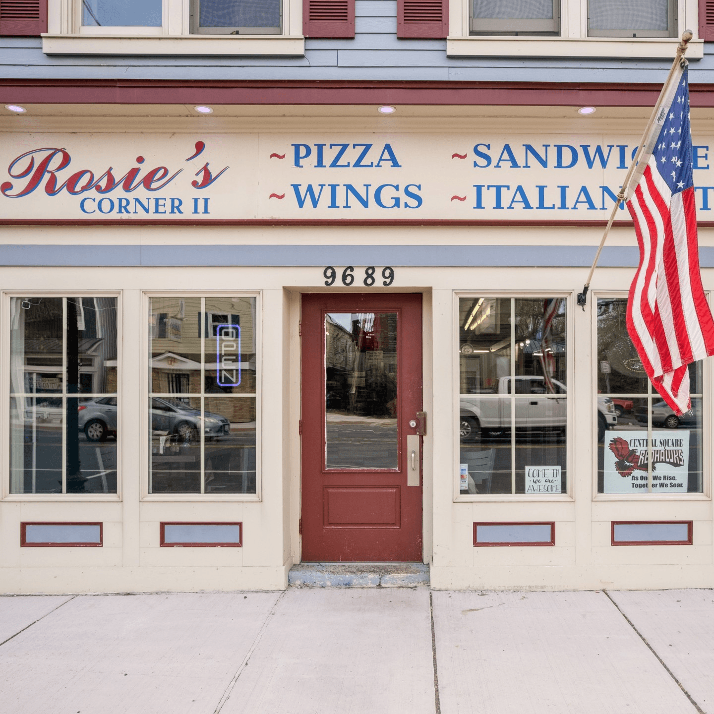 Welcome to Rosie's Corner Take Out Restaurant