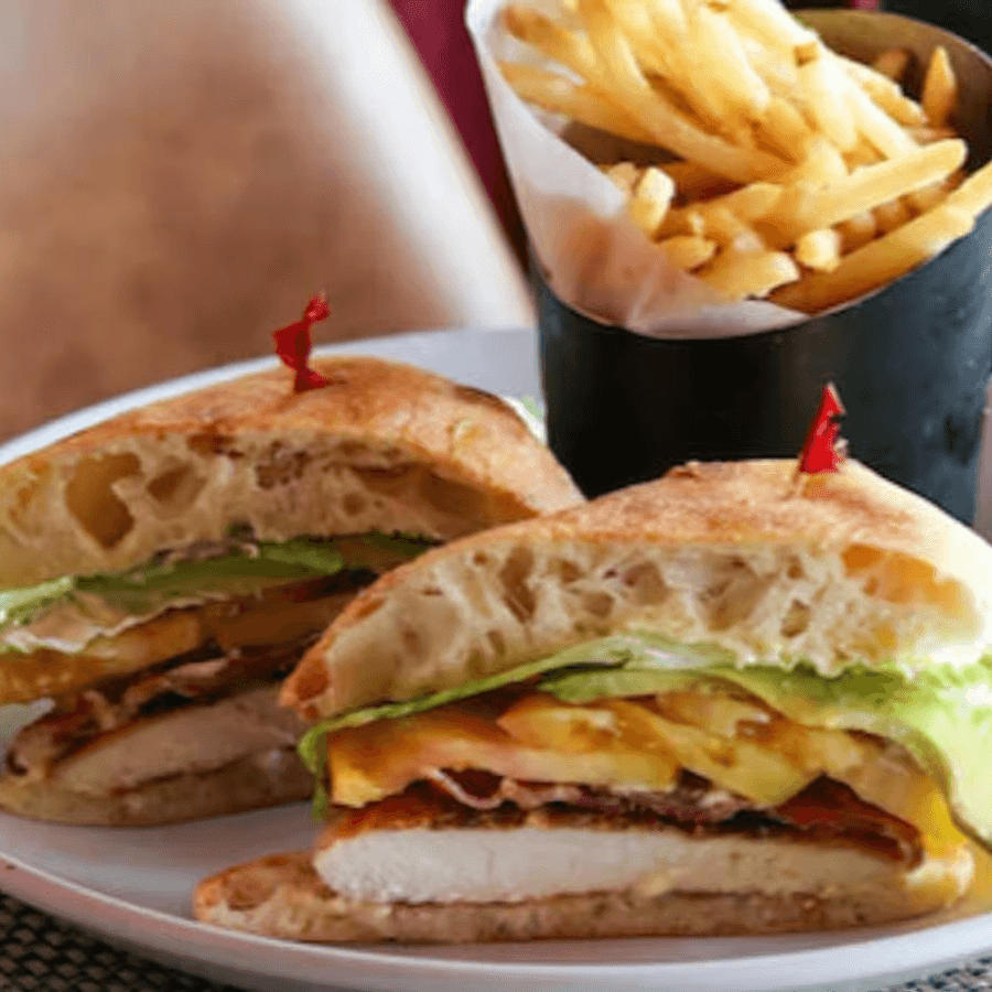 Chicken Caesar sandwich.