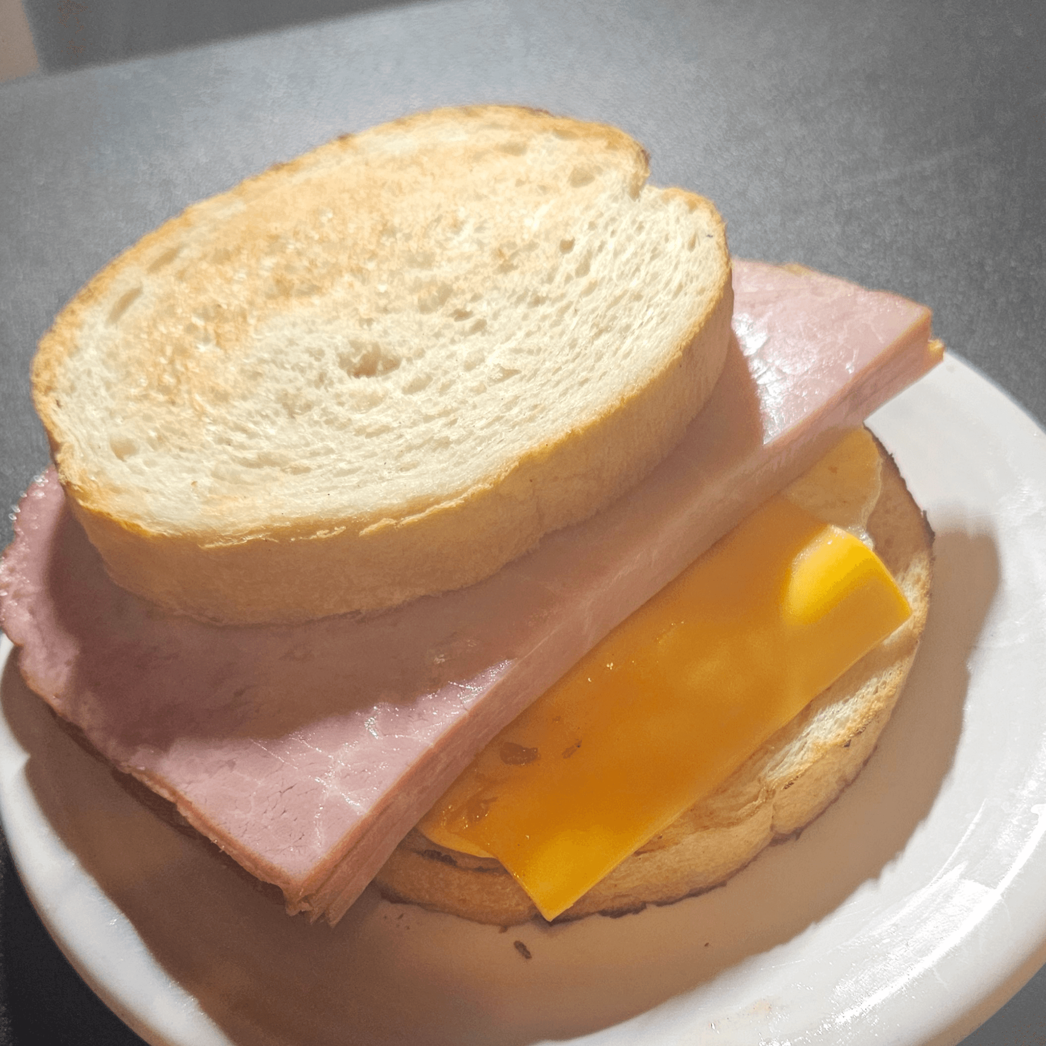 Ham Breakfast Sandwich.