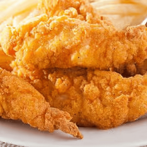 Chicken Strips Dinner.
