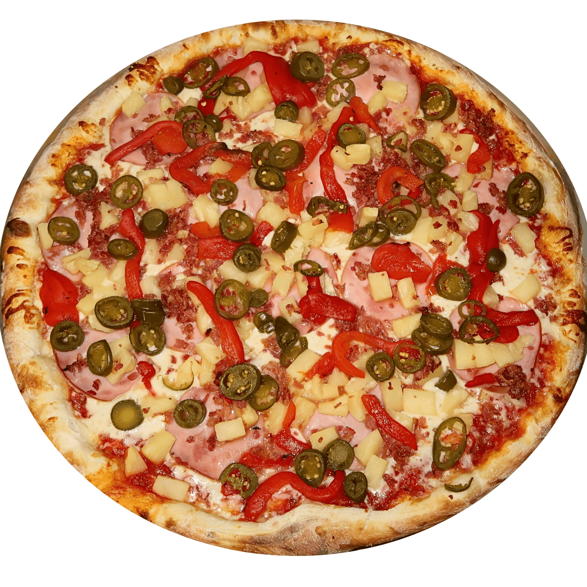 Twin Peaks Hawaiian Pizza.