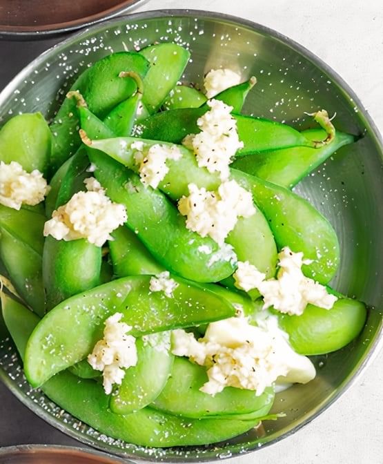 Buttered Garlic Edamame.