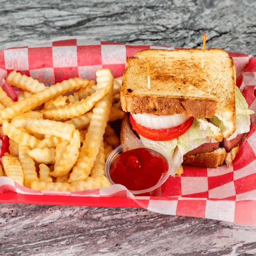 Beth's Bologna Sandwich.