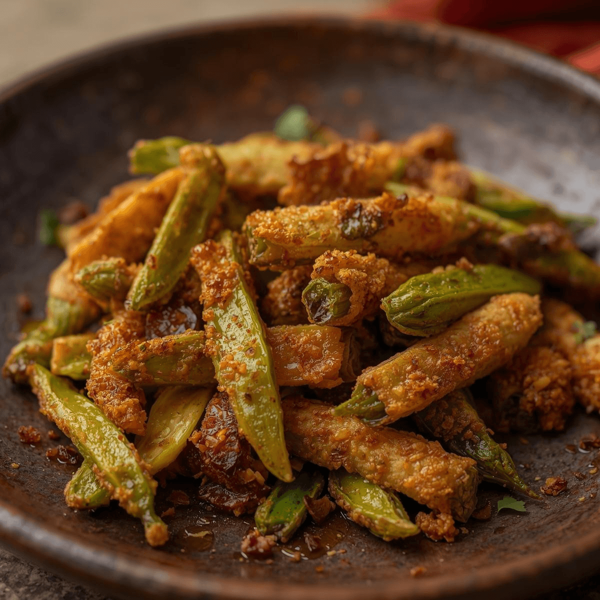 Bhendi Kurkuri (Okra).