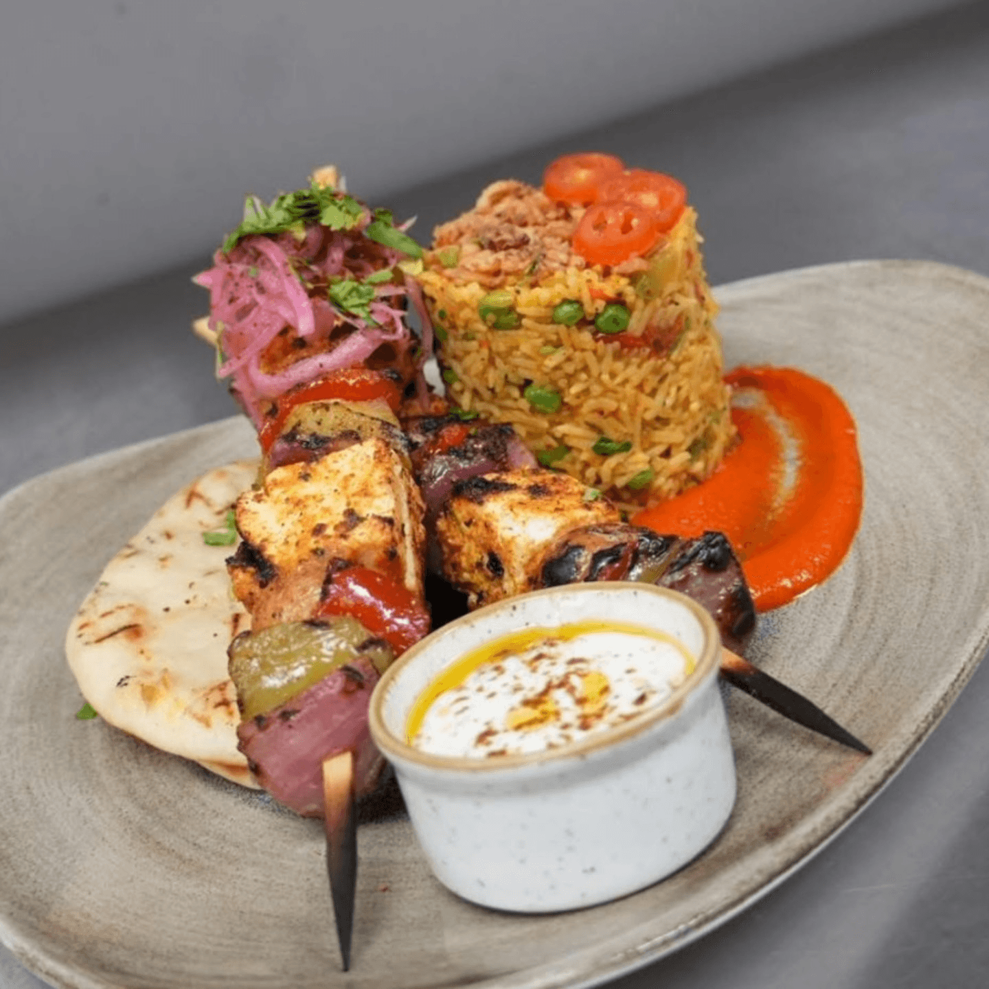 Menu with Global Flair