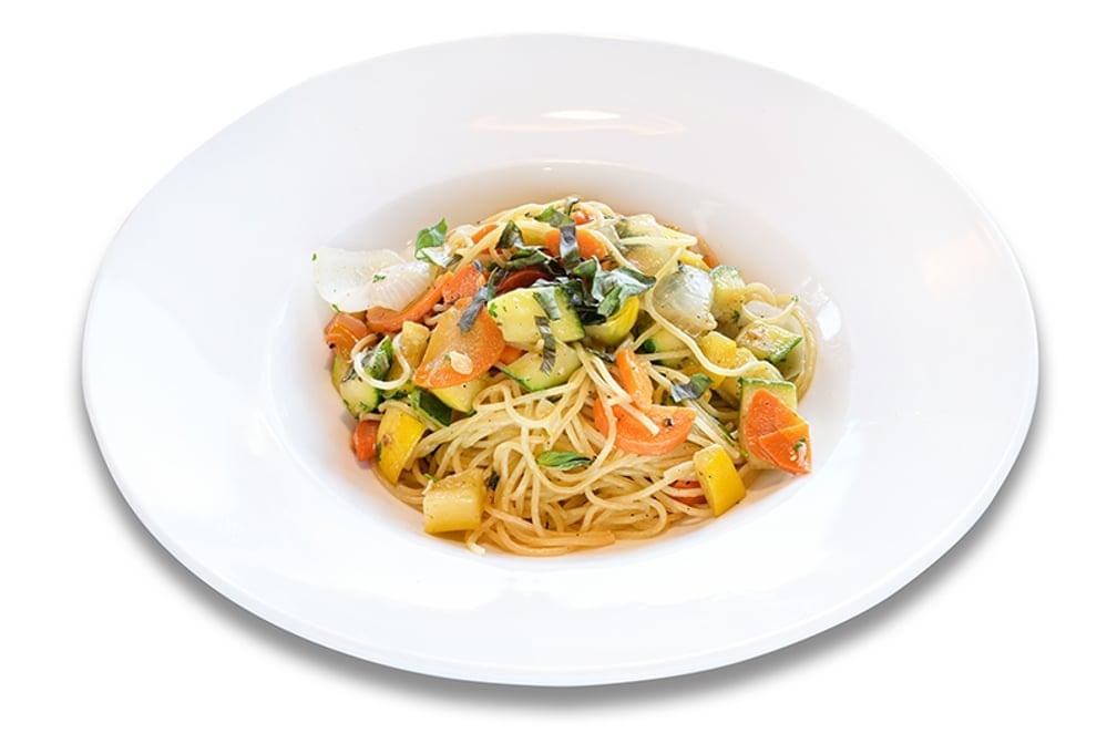 Spaghetti Primavera Pasta.