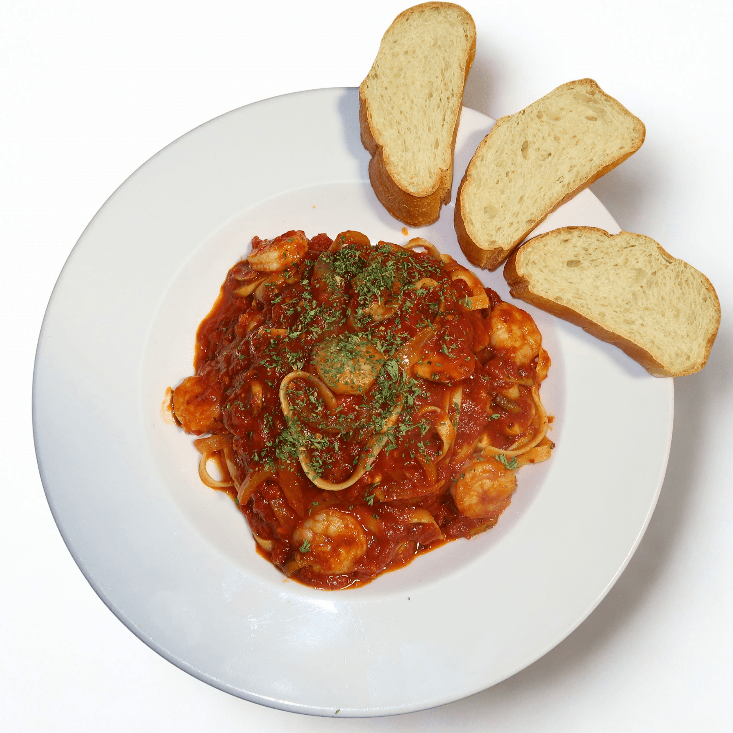 Spicy Shrimp Diablo.