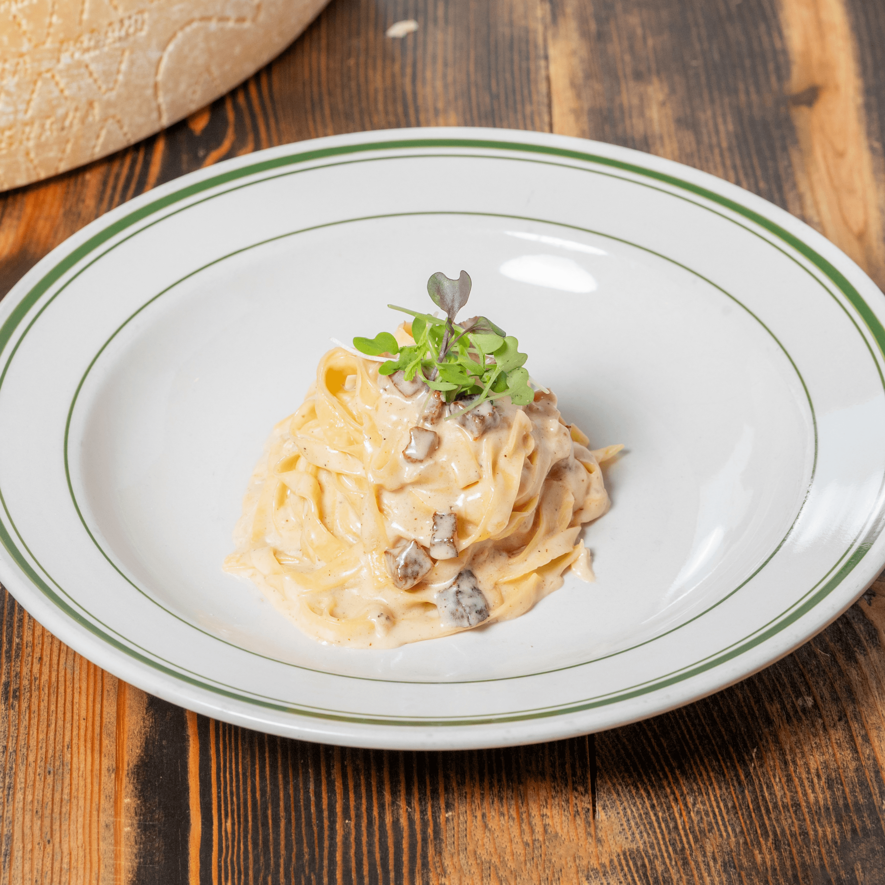 Fettuccine Carbonara.