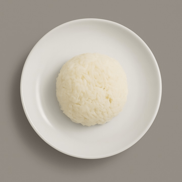 Steamed Rice.