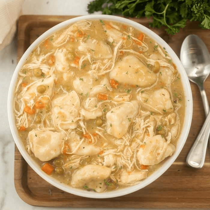 Chicken N' Dumplings Meal.