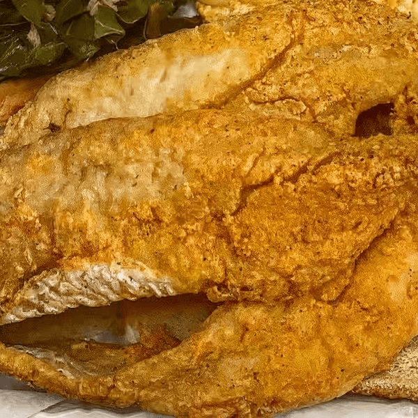 Fried Whiting Sandwich.