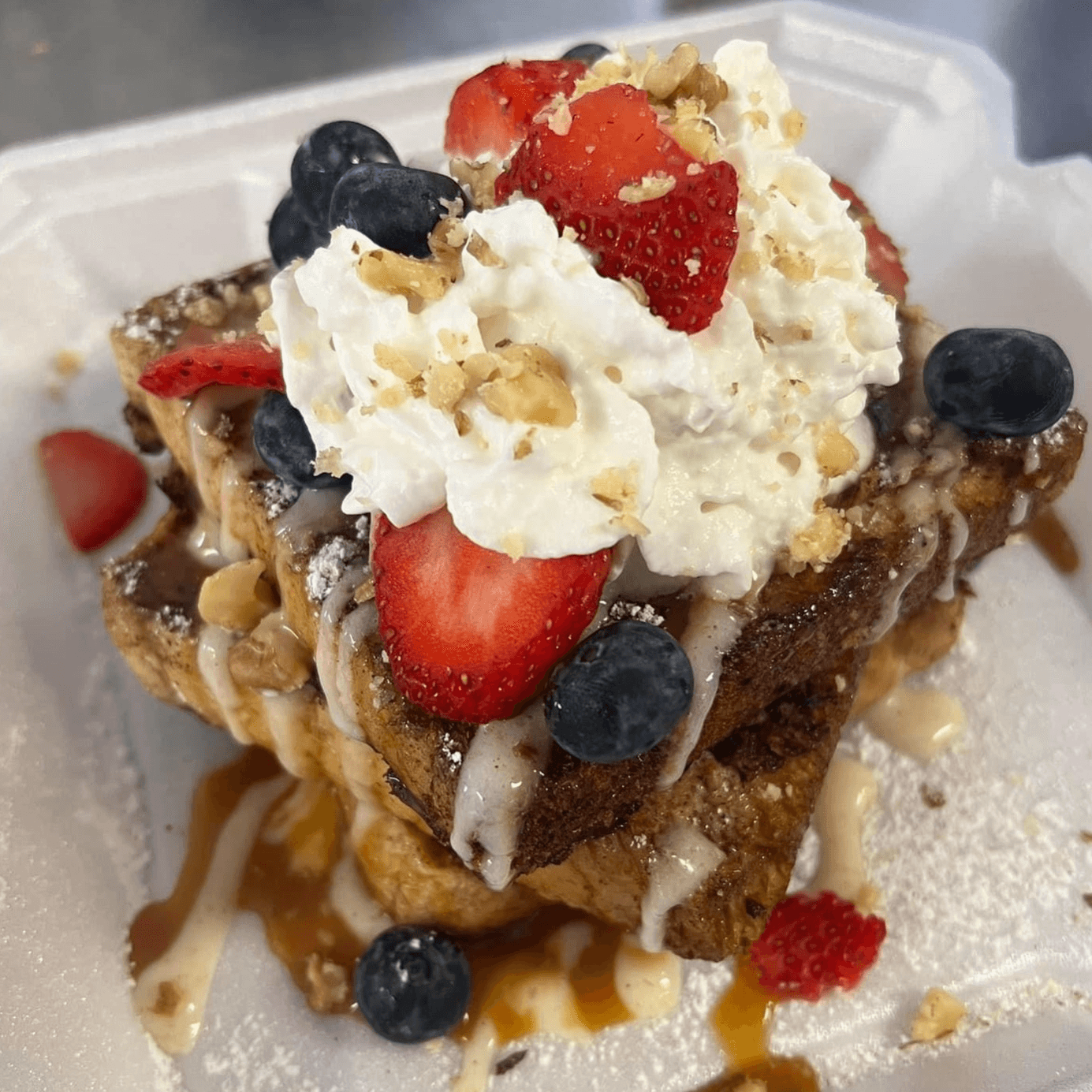 Regular French toast.