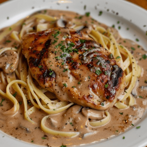 Chicken Marsala.