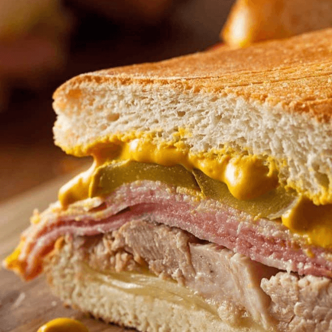 Sandwich cubano.