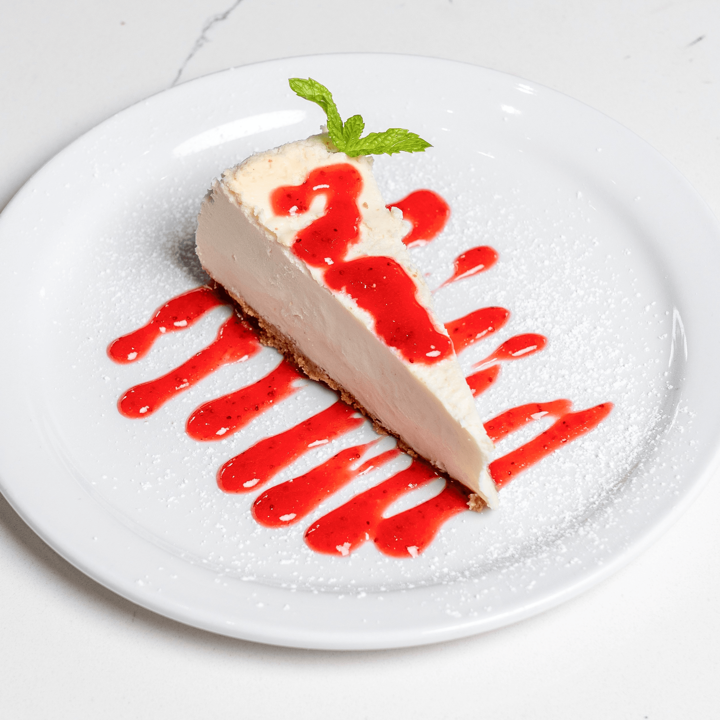 New York cheesecake.