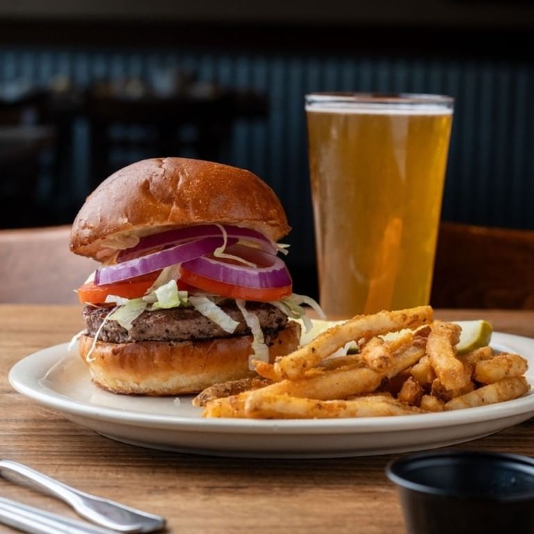 Classy Classic Burger.