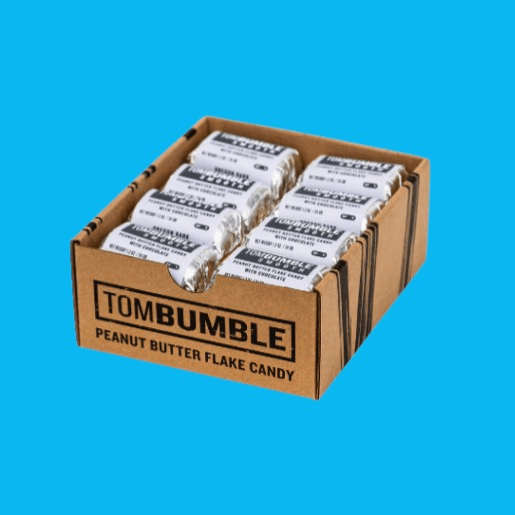Tombumble - Smooth Peanut Butter Flake Candy.