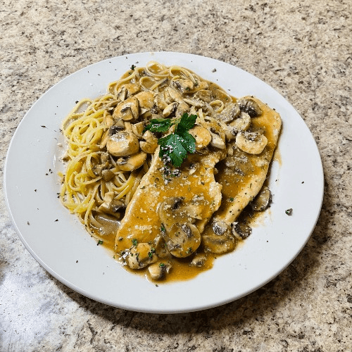 Chicken or Veal Marsala Entree
