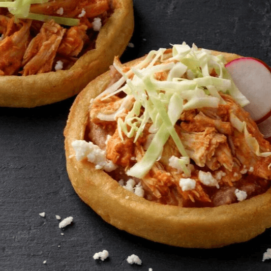 Sopes Chicken.