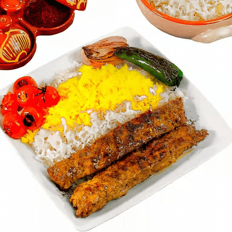 Kebab Rice Platter.