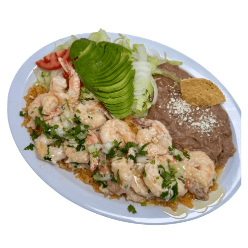 Shrimps in Garlic Sauce.