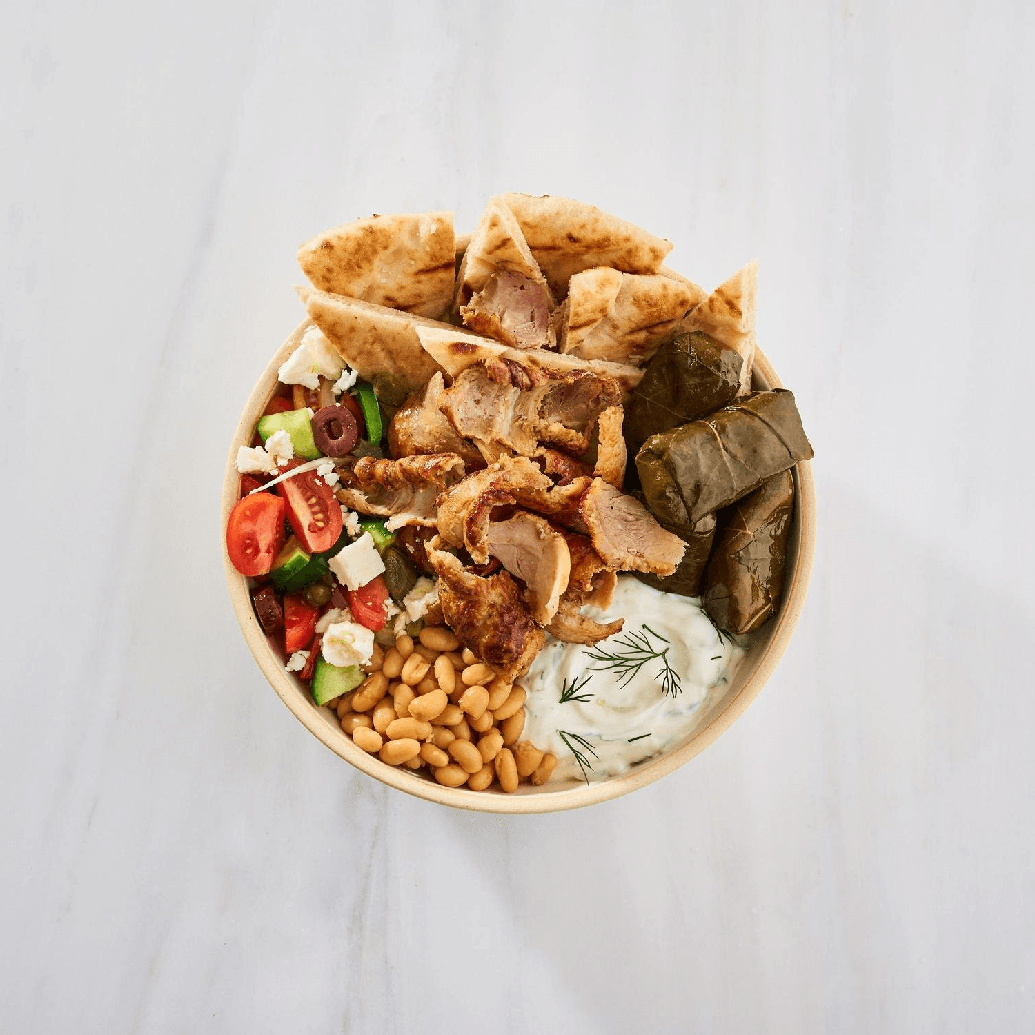 Pork Gyro Bowl.