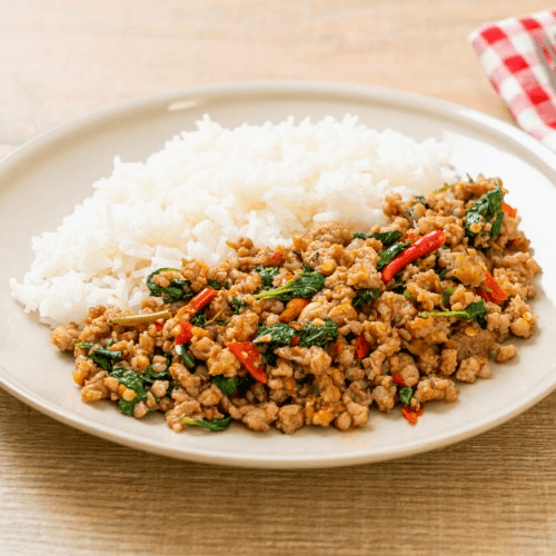 Pad Gra Prow (Lunch).