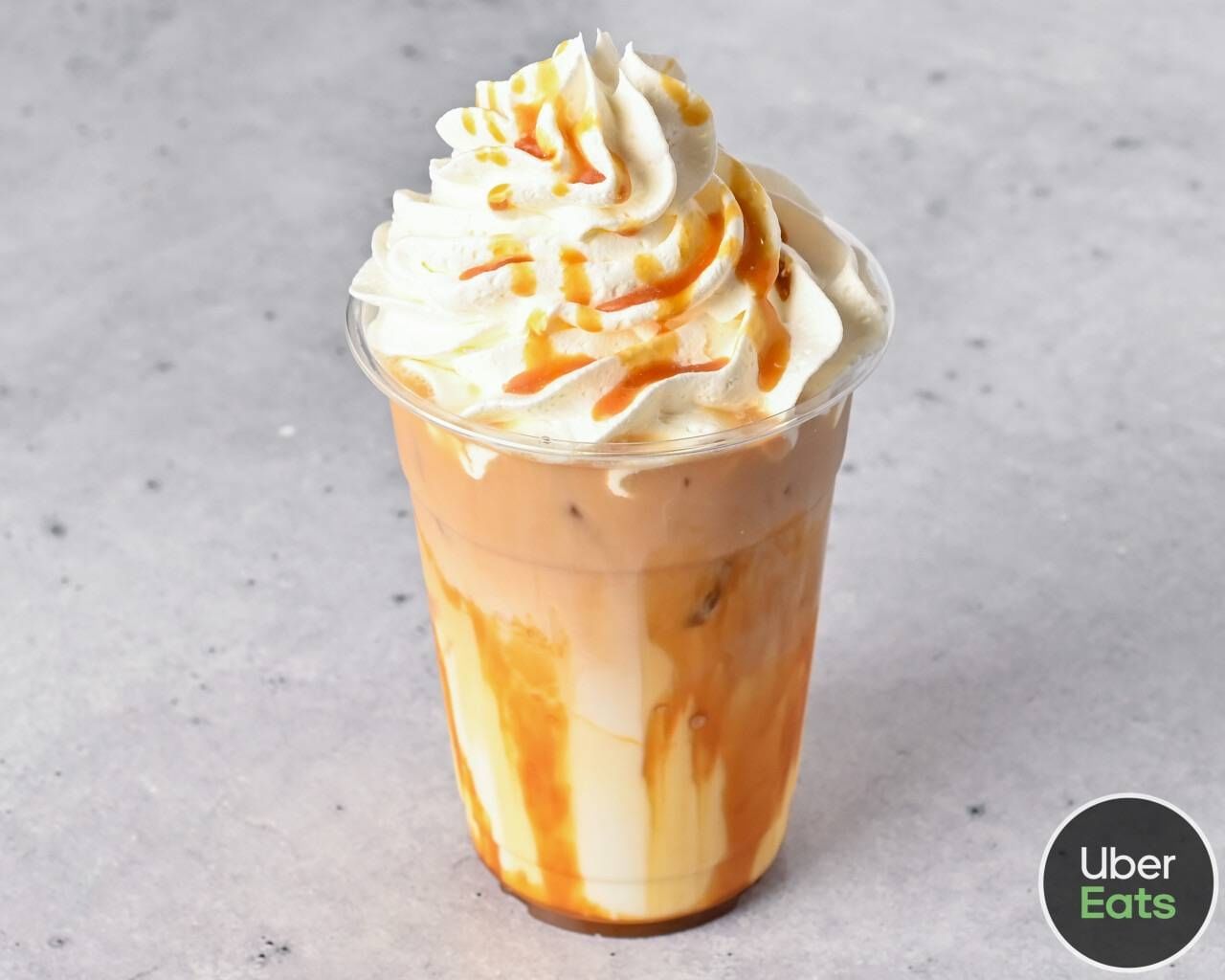 SIGNATURE ICE CARAMEL LATTE.