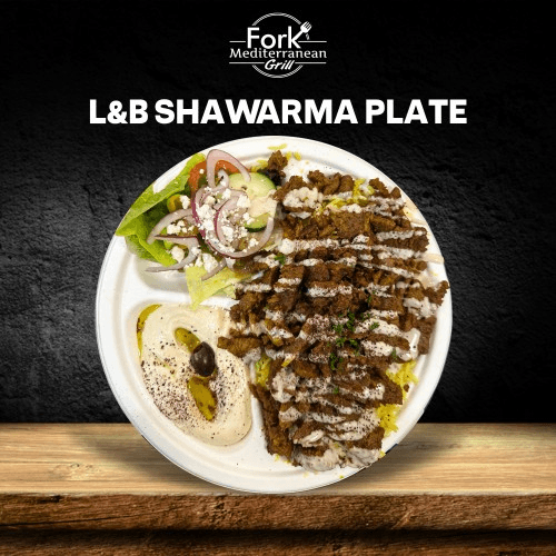 Lamb & Beef Shawarma Plate