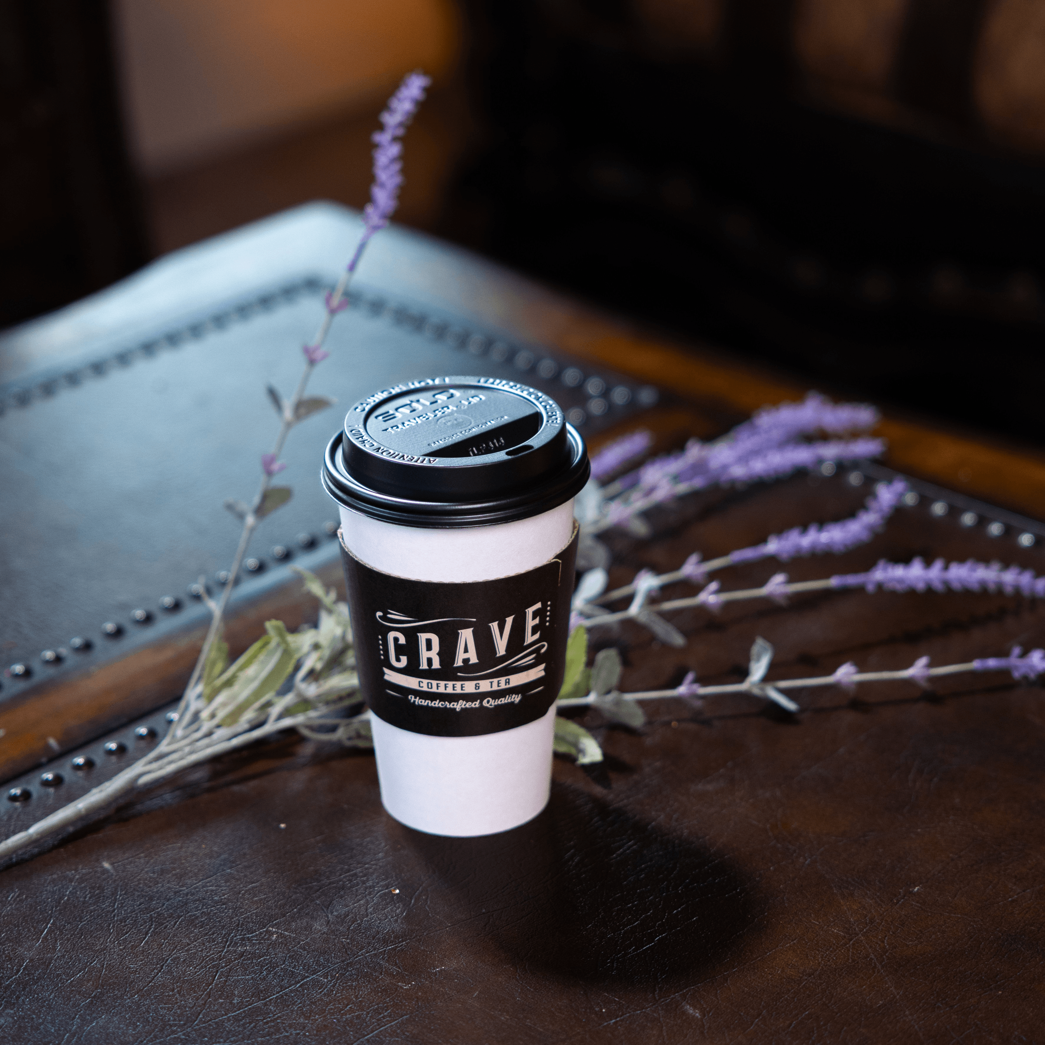 Lavender Matcha Latte (Hot).