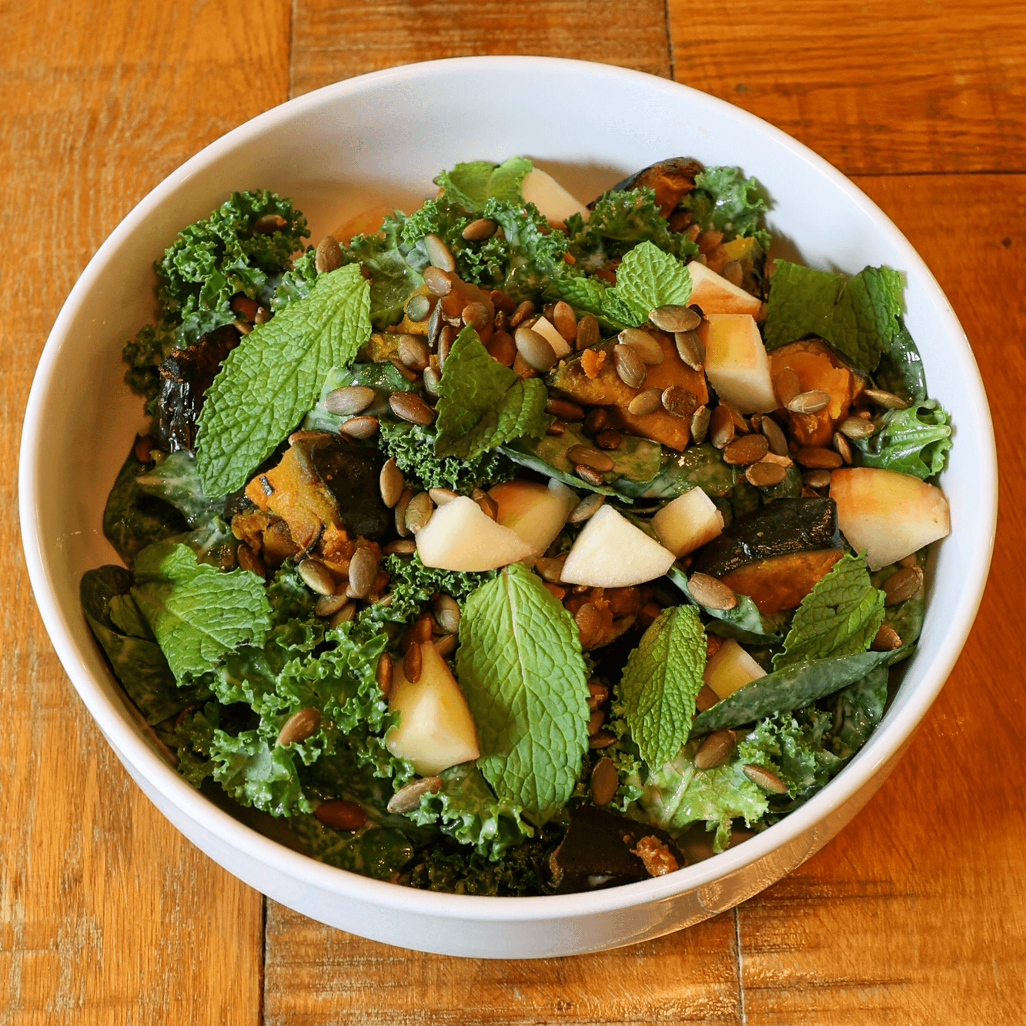 Squash & Kale Salad.