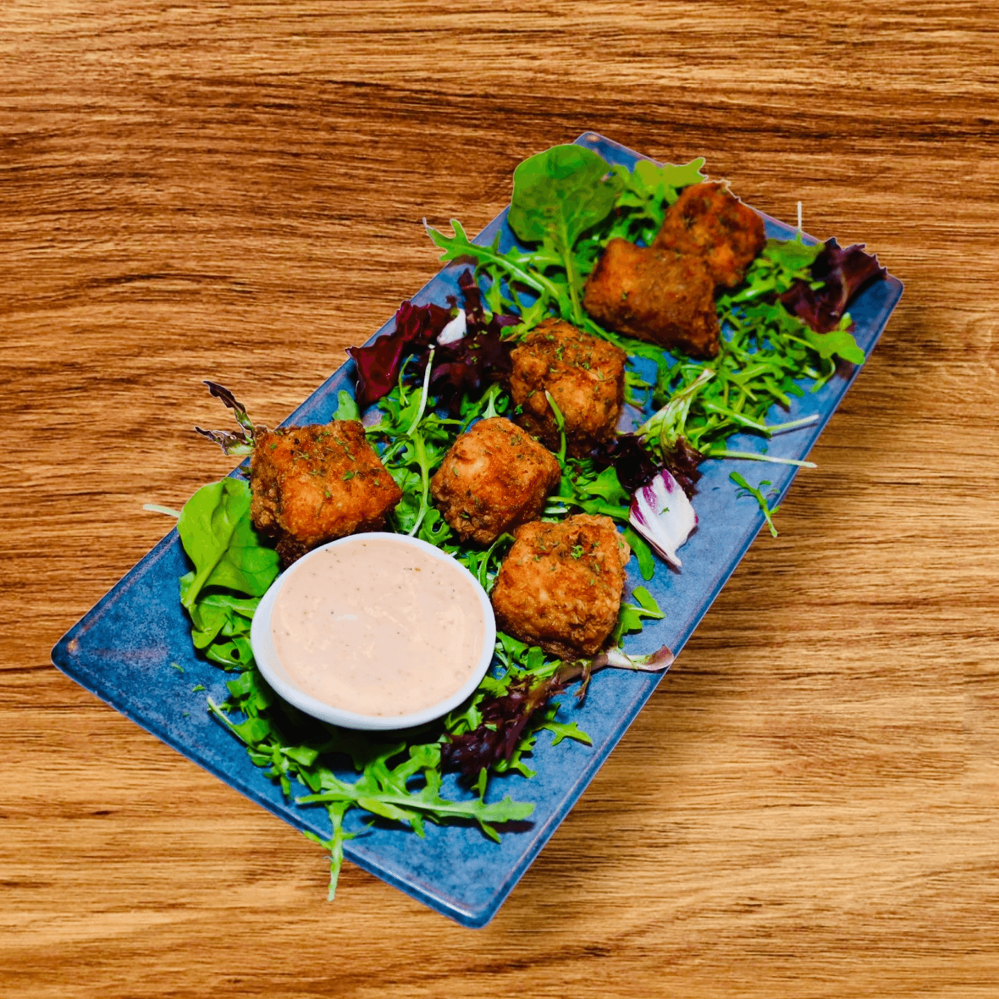 Caribbean-Crispy Salmon Bites!
