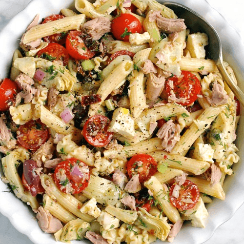 *Tuna Pasta Salad.