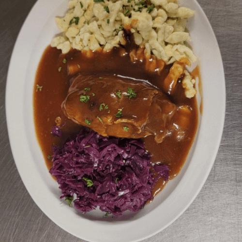 Stuffed Beef Rouladen.