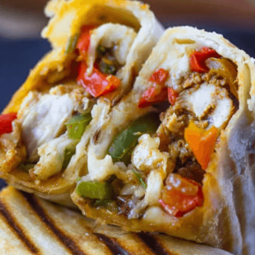 Chicken Fajita Wrap.