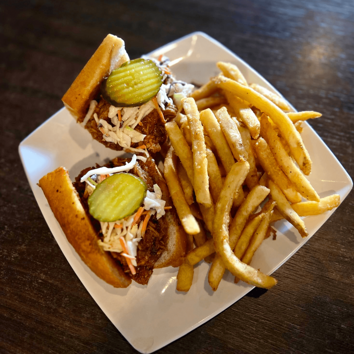 Pulled Pork Sandwich.