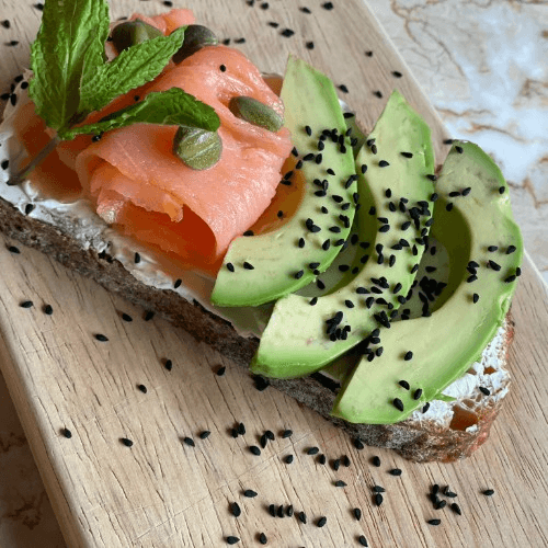 Salmon Tartine.
