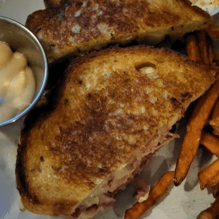 Grilled Reuben.