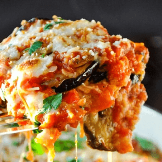 Eggplant Parmesan Tray.
